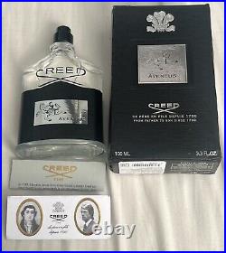CREED AVENTUS for MEN 3.3 oz (no cap/lid and Box Is Damaged)