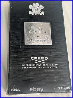 CREED AVENTUS for MEN 3.3 oz (no cap/lid and Box Is Damaged)