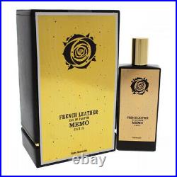 FRENCH LEATHER MEMO Paris Cuirs Nomades 2.53 oz (75ml) EDP Spray NEW & SEALED