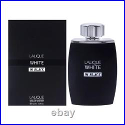 LALIQUE WHITE in BLACK 4.2 oz (125 ml) EDP Spray NEW & SEALED
