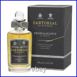 PENHALIGON'S SARTORIAL for MEN 3.4 oz (100 ml) EDT Spray NEW & SEALED