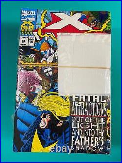RARE 1993 RETAILER Bundle of 25 X-FACTOR # 92 Comic HOLOGRAM Cover 1st Exodus