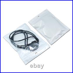 White Clear Plastic for Zip Retail Pearl Lock Packaging Hang Bags Accessories